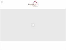 Tablet Screenshot of educarearizona.org
